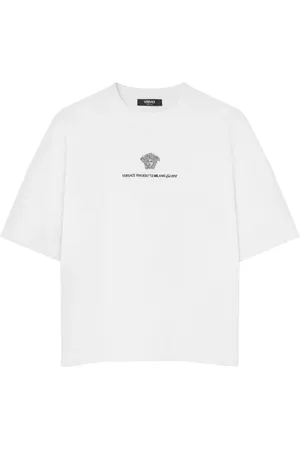 VERSACE Medusa Milano embroidered T-shirt