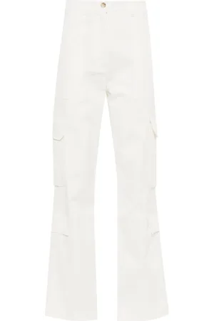 DRHOPE Multi-pockets straight-leg trousers