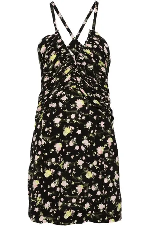 Zadig & Voltaire Floral-print ruched minidress