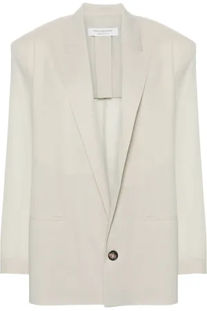 Serafini Sheer single-breasted blazer