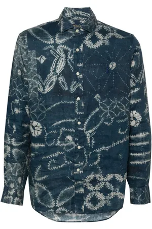Ralph Lauren Abstract-print linen shirt