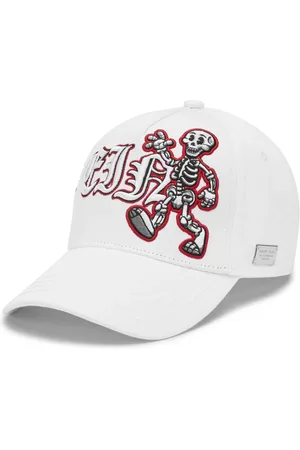 Philipp Plein Skeleton embroidered cap