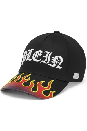 Philipp Plein Flame logo-embroidered cap