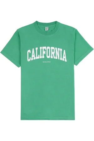 Sporty & Rich California-print cotton T-shirt