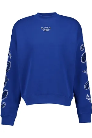 OFF-WHITE Bandana Arrow Skate cotton sweatshirt