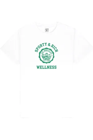 Sporty & Rich Emblem-print cotton T-shirt