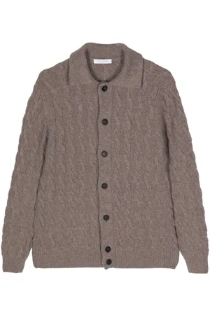 Cruciani Cable-knit cardigan