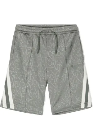 Emporio Armani Logo-jacquard track shorts
