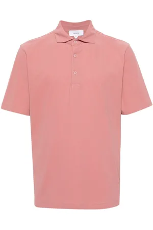LARDINI Short-sleeve cotton polo shirt