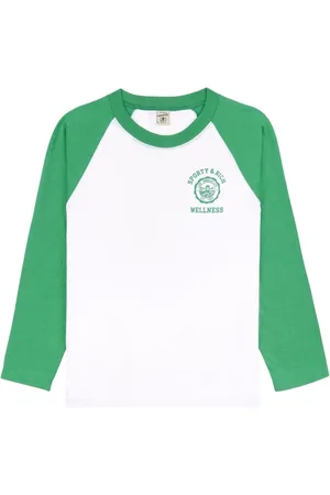 Sporty & Rich Emblem logo-print T-shirt
