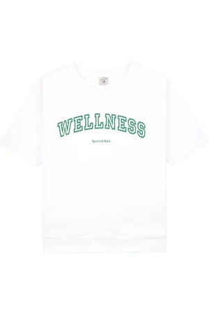 Sporty & Rich Wellness-print cotton T-shirt