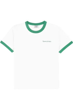 Sporty & Rich Ringer cotton T-shirt