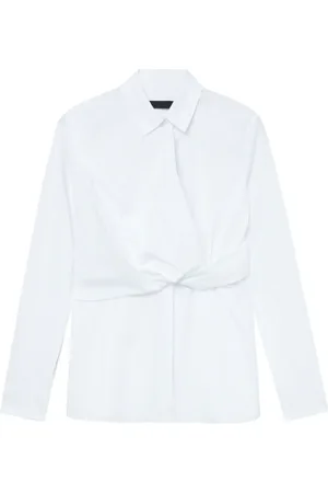 JUUN.J Twist-detail cotton shirt