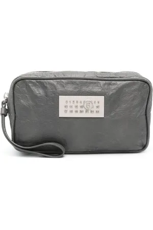 Maison Margiela Logo-plaque makeup bag