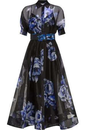 Rebecca Vallance Florentine floral-print silk-chiffon dress