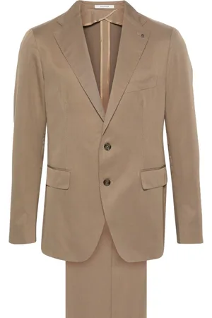 TAGLIATORE Twill cotton-blend suit