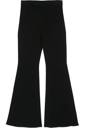 Michael Kors Ribbed-knit flared trousers