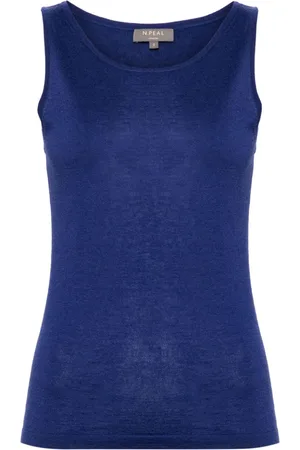 N.PEAL Scoop-neck tank top