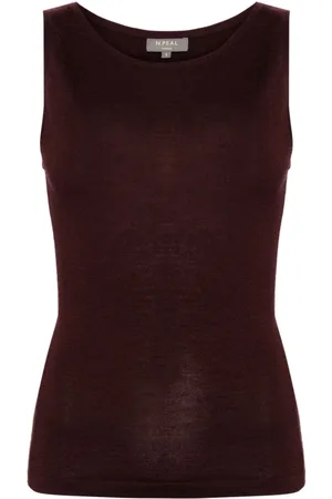 N.PEAL Scoop-neck tank top