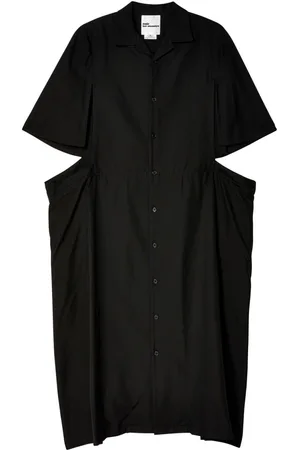 NOIR KEI NINOMIYA Cut-out cotton shirtdress