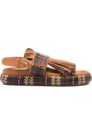 ULLA JOHNSON Alba leather sandals