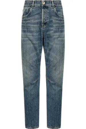 Eleventy mid-rise tapered jeans - Grey
