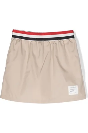 Thom Browne RWB-waistband Rugby skirt