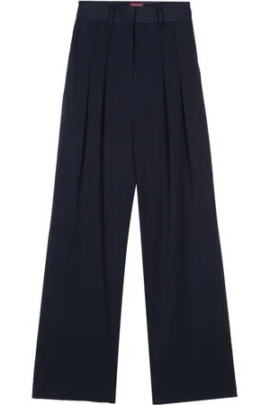 Staud Wide-leg pleated trousers