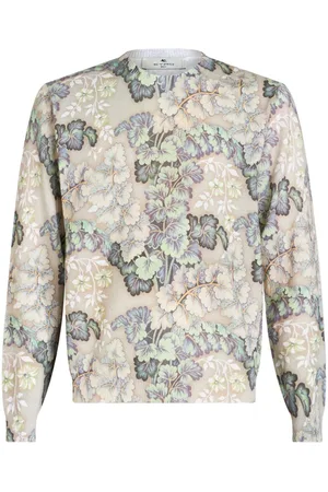 Etro Floral-print crew-neck sweatshirt
