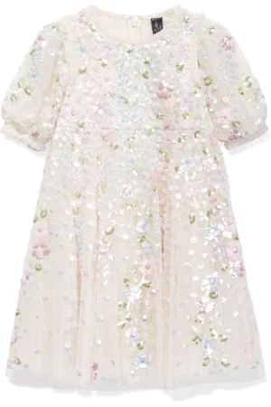 Needle & Thread Floral-embroidered dress