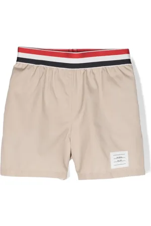 Thom Browne RWB-waistband Rugby shorts