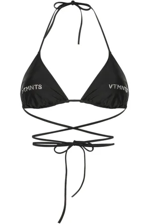 VTMNTS Rhinestone-embellished bikini top