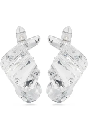 Y / PROJECT Hand-shaped transparent earrings