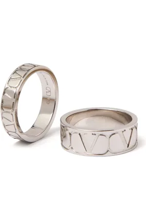 VALENTINO GARAVANI VLogo Signature ring (set of two)