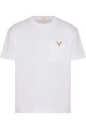 VALENTINO GARAVANI Logo-plaque cotton T-shirt