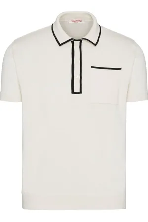 VALENTINO GARAVANI Contrast-trim cotton polo shirt