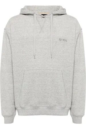HUGO BOSS Logo-embroidered hoodie