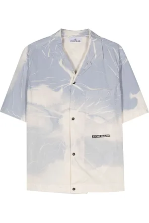 Stone Island Abstract short-sleeved shirt