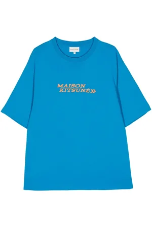 Maison Kitsuné Go Faster-print cotton T-shirt