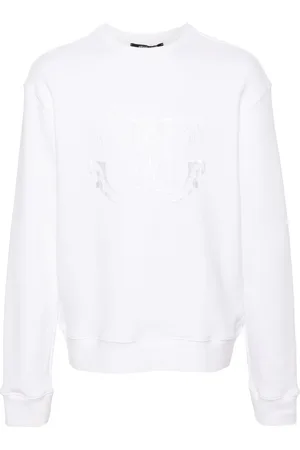 Roberto Cavalli Logo-embroidered cotton sweatshirt
