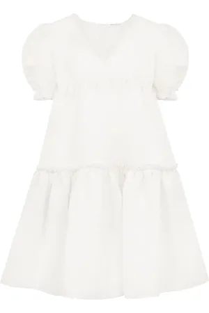 Nina Ricci Ruffled taffeta minidress