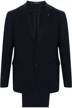 Tagliatore fitted single-breasted suit - Black