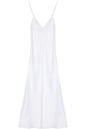 FORTE FORTE Pliss?? satin midi dress