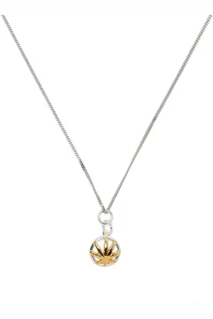 TRUE ROCKS Marijuana leaf pendant necklace