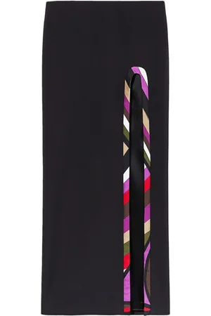 Puccini Iride-trim maxi skirt