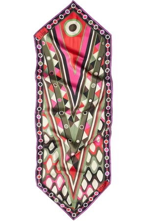 Puccini Vivara-print silk twill scarf