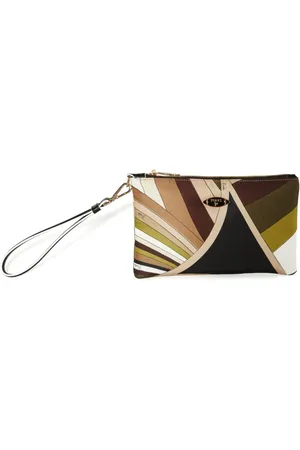 Puccini Iride-print clutch bag
