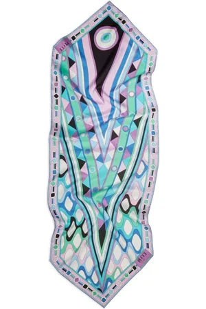 Puccini Vivara-print silk scarf