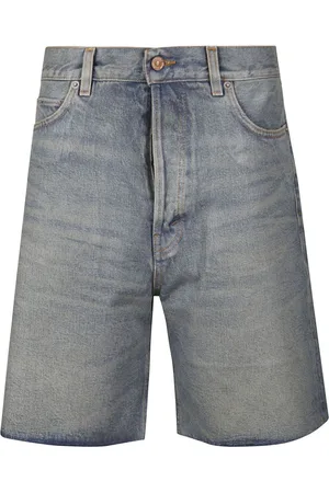 haikure Washed denim shorts
