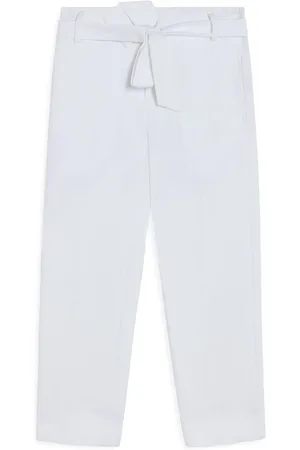 Maison Ava Belted straight-leg trousers